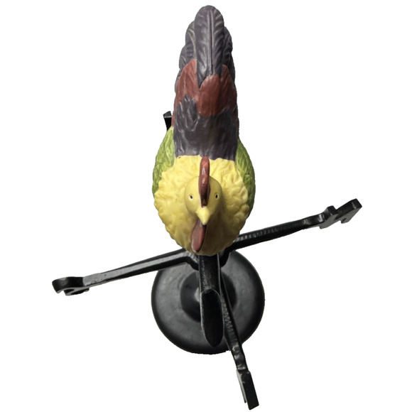 Vintage Susan Winget Cast Iron Rooster Weathervane Tabletop Farmhouse Chic - Picture 10 of 13